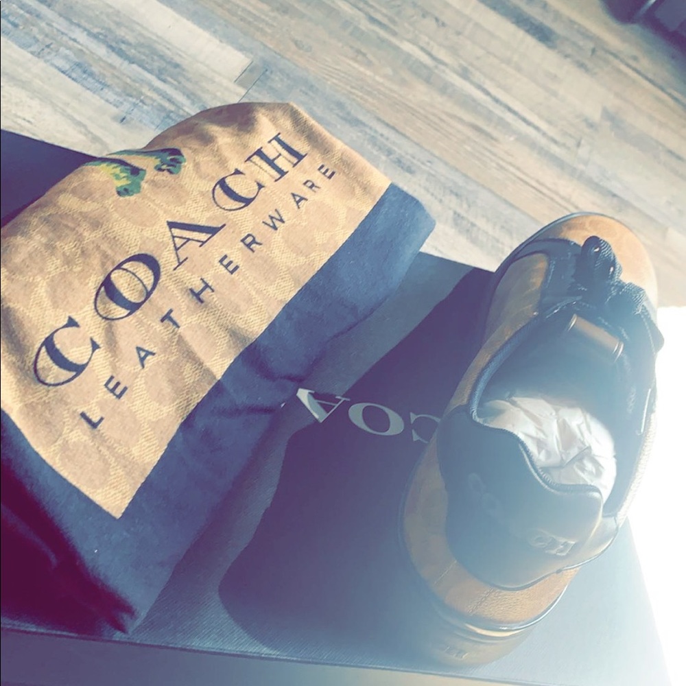 COACH sneakers w/ COACH Shirt